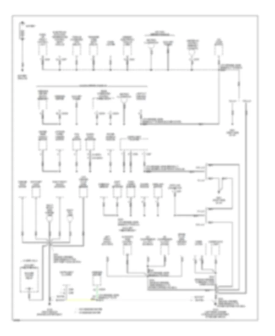 Электросхема подключение массы заземления (1 из 4) для Mercury Mountaineer 1997
