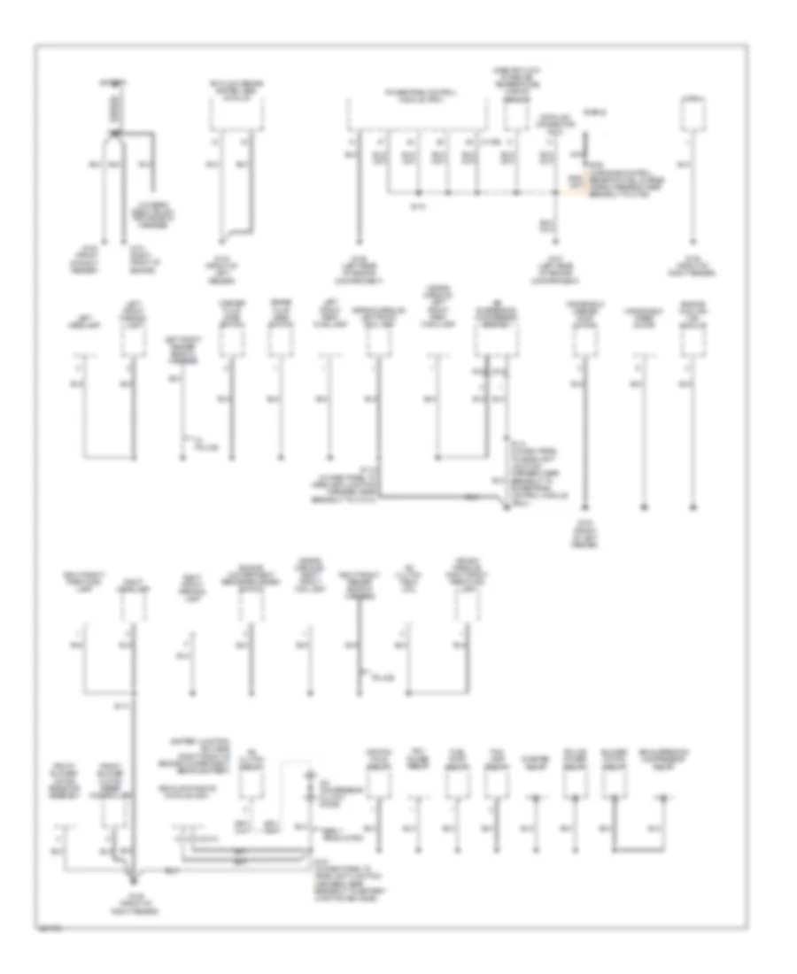 Электросхема подключение массы заземления (1 из 4) для Mercury Grand Marquis LS 2008