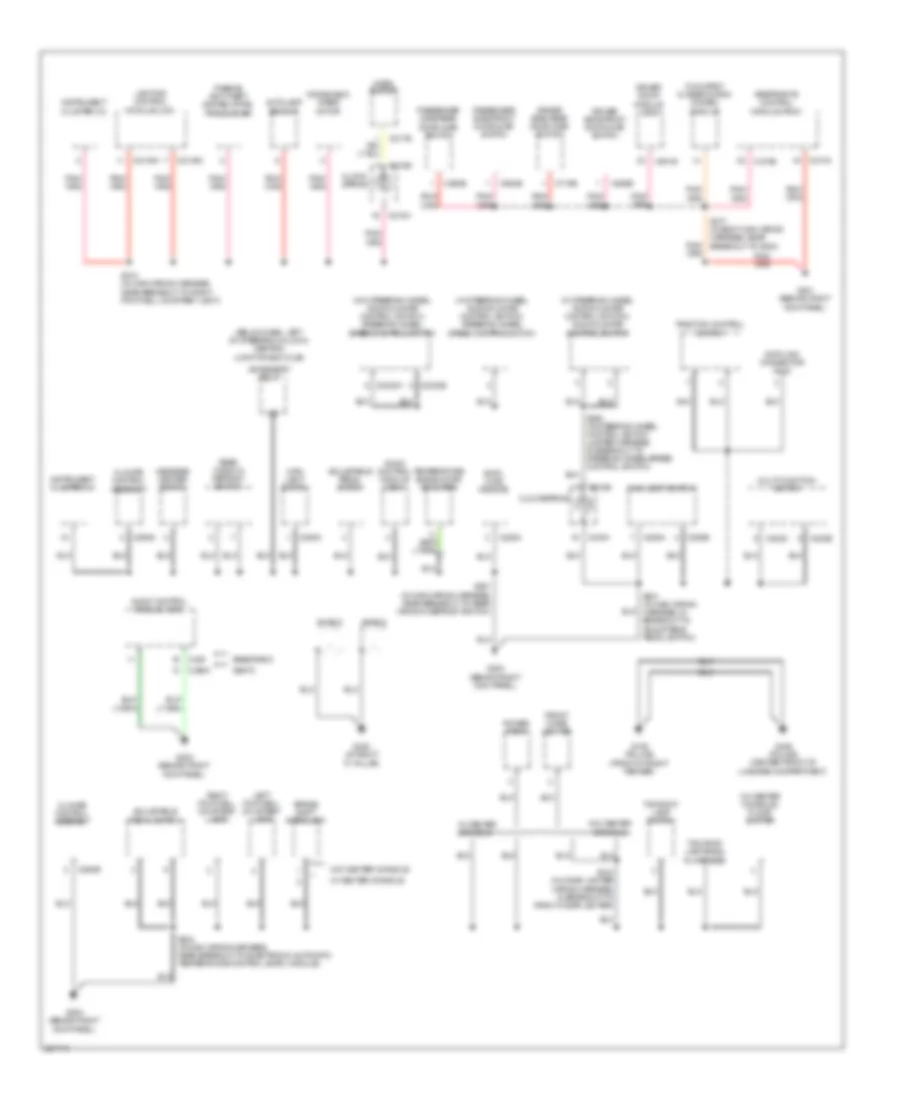 Электросхема подключение массы заземления (2 из 4) для Mercury Grand Marquis LS 2008