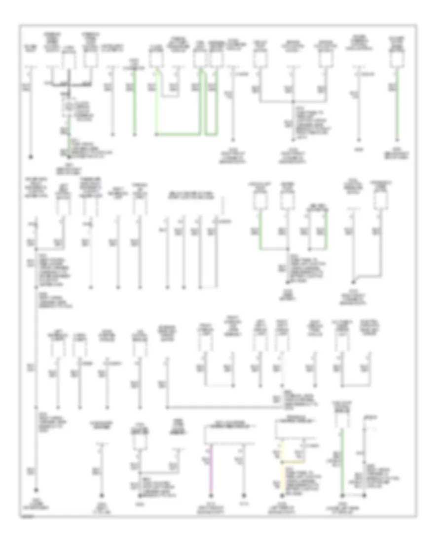 Электросхема подключение массы заземления, гибрид (2 из 3) для Mercury Mariner 2009