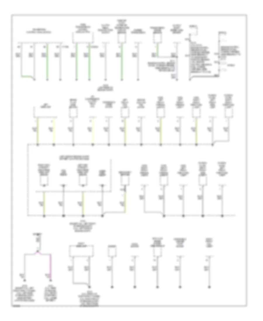 Электросхема подключение массы заземления (1 из 4) для Mercury Milan 2009