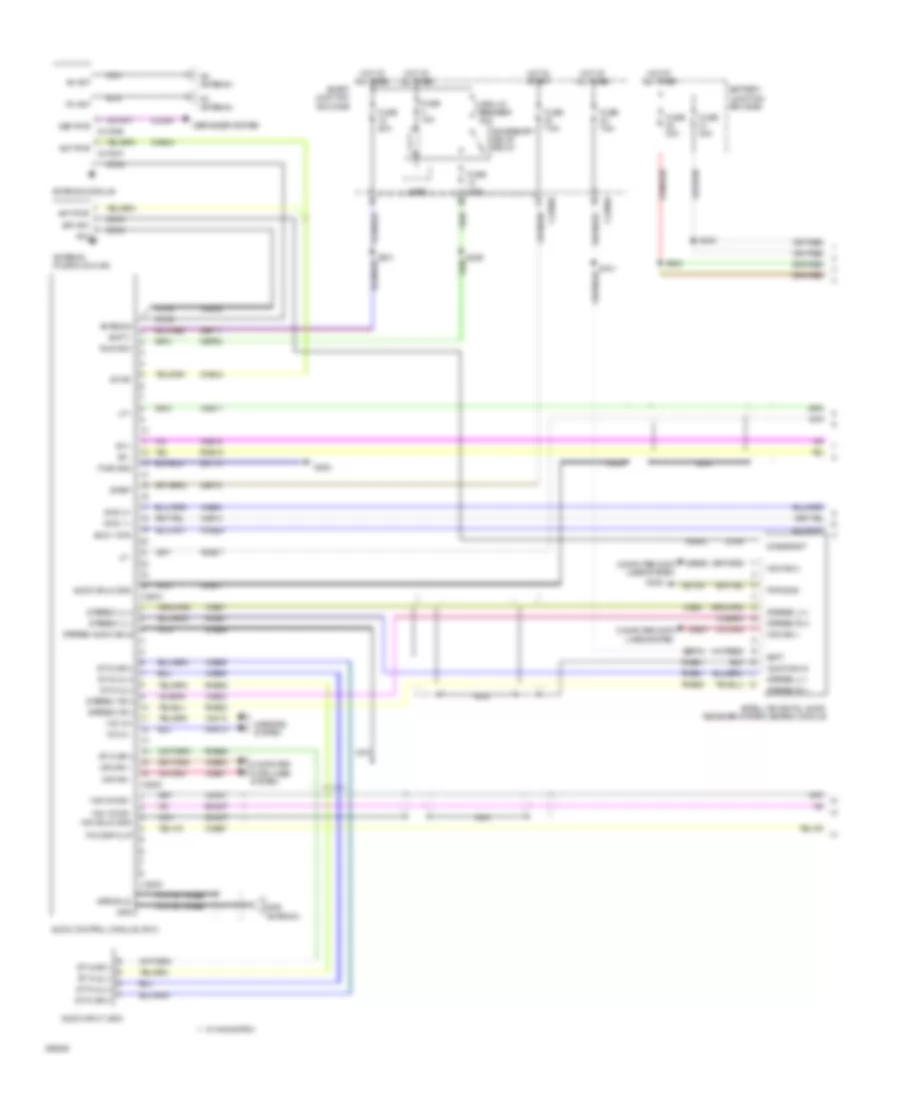 Электросхема навигации GPS, без СИНХРОНИЗИРУЙТЕ (1 из 2) для Mercury Milan 2009