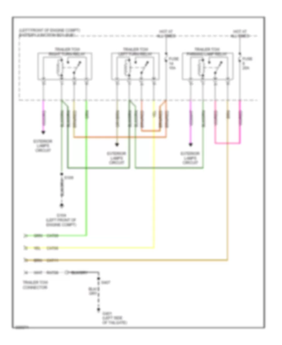 Схема Адаптера трейлера/Туриста для Mercury Mariner Premier 2010
