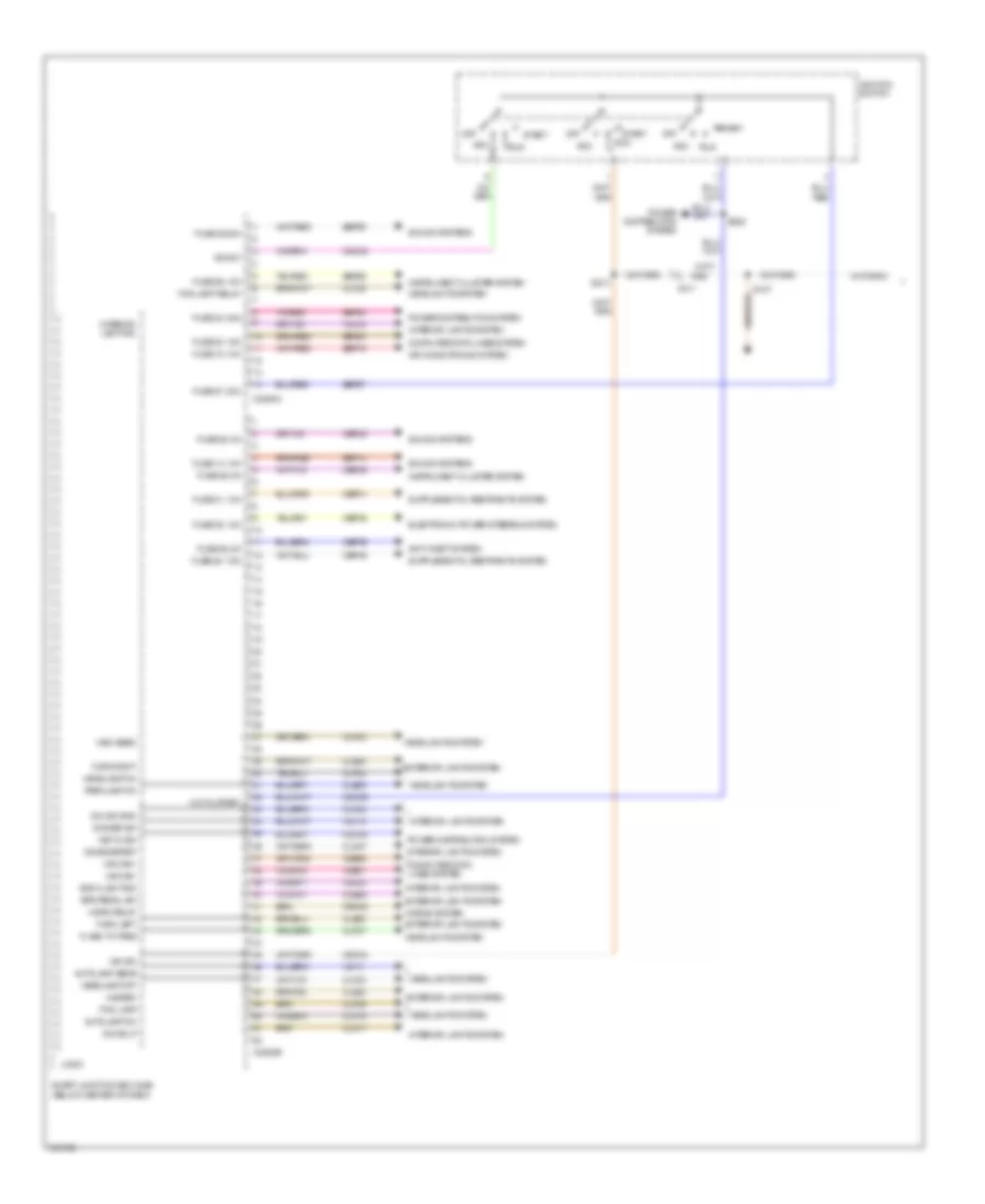 Электросхема блоков управления кузовом, гибрид (1 из 3) для Mercury Mariner 2011
