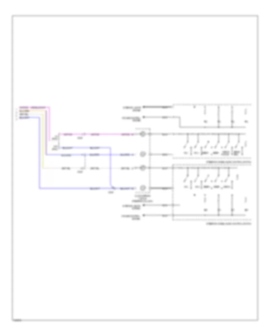 Premium Radio Wiring Diagram, Hybrid with Audio Amplifier (3 of 3) for Mercury Mariner Hybrid 2011