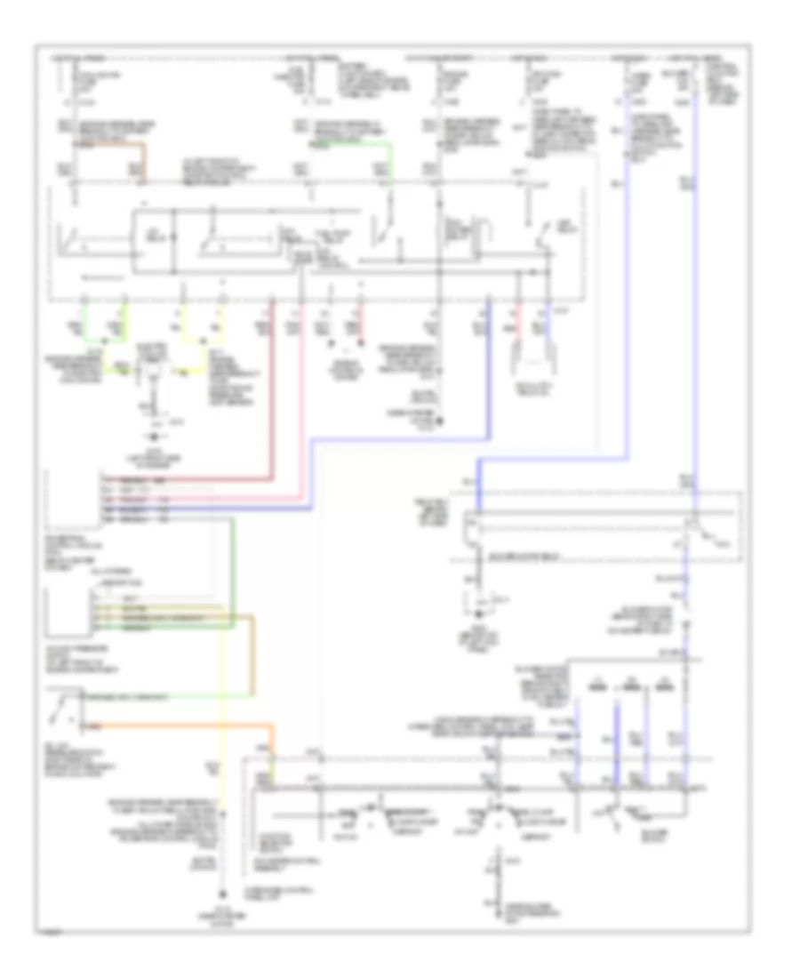Manual AC Wiring Diagram for Mercury Tracer GS 1999