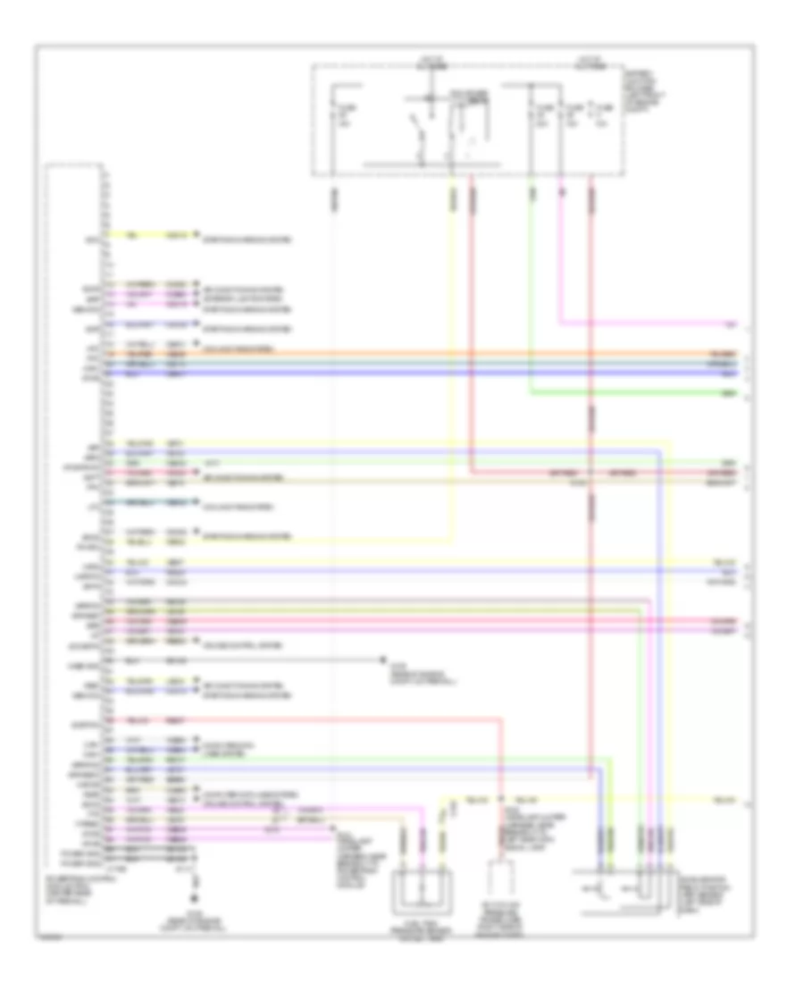 2 5L Engine Performance Wiring Diagram 1 of 5 for Mercury Mariner Premier 2011