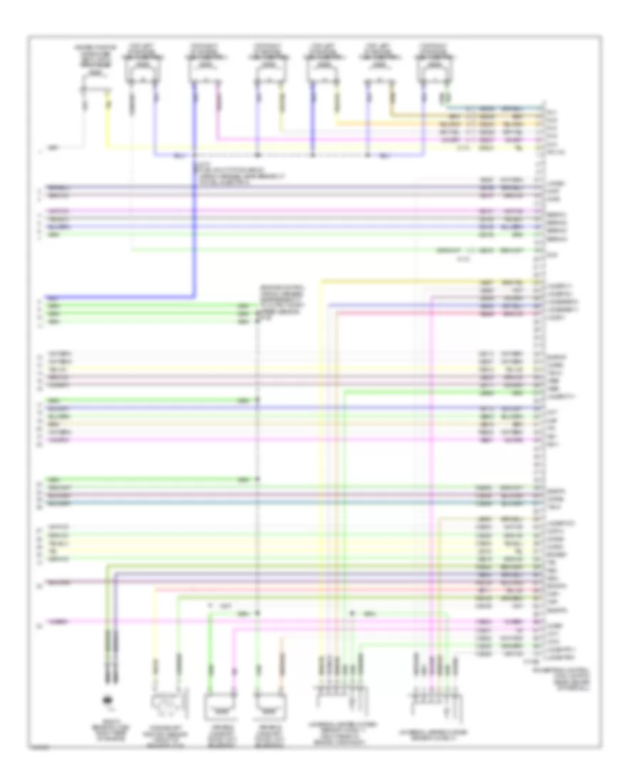 3.0L, Engine Performance Wiring Diagram (5 of 5) for Mercury Mariner Premier 2011