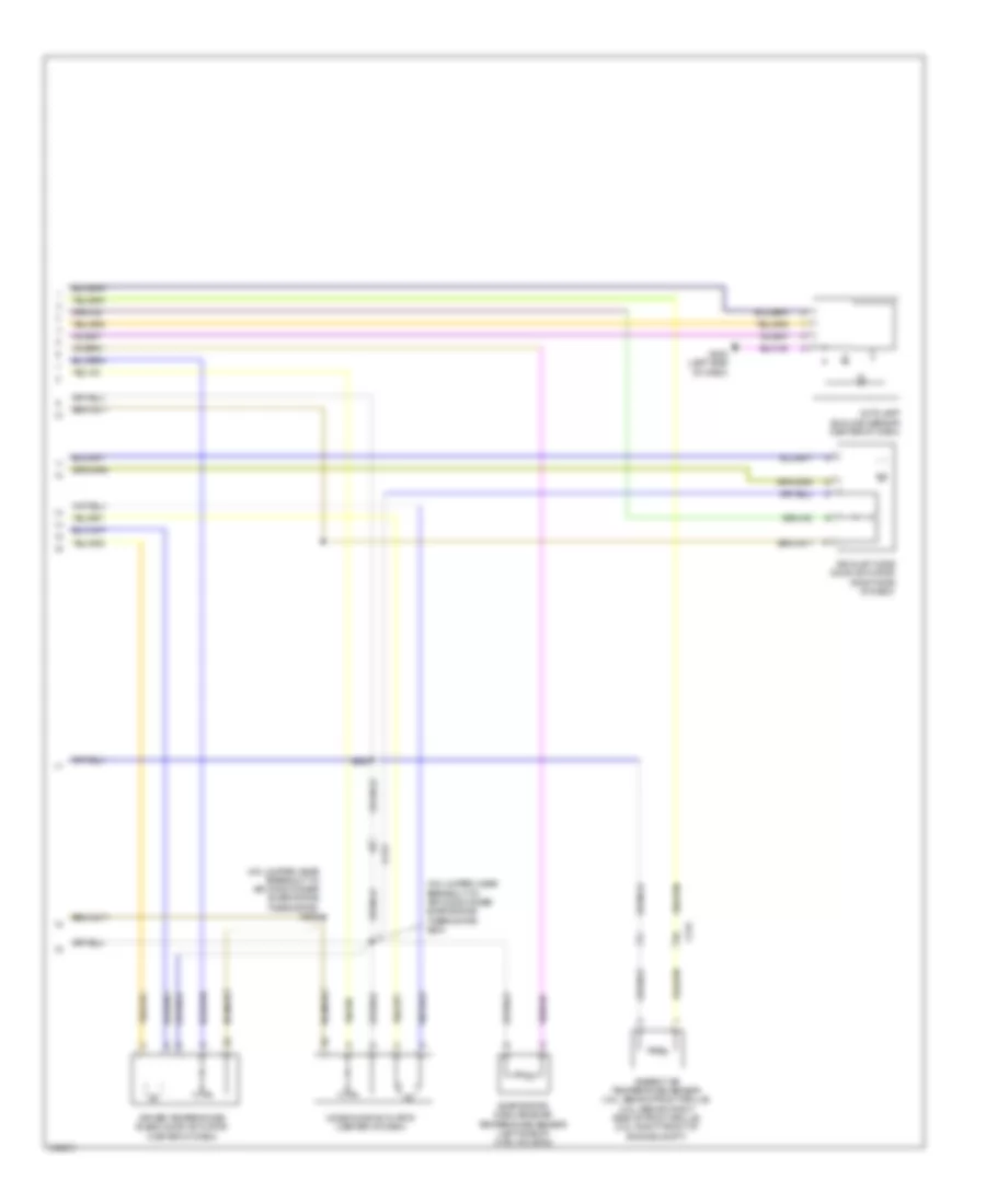 Automatic AC Wiring Diagram, Except Hybrid (2 of 3) for Mercury Milan 2011