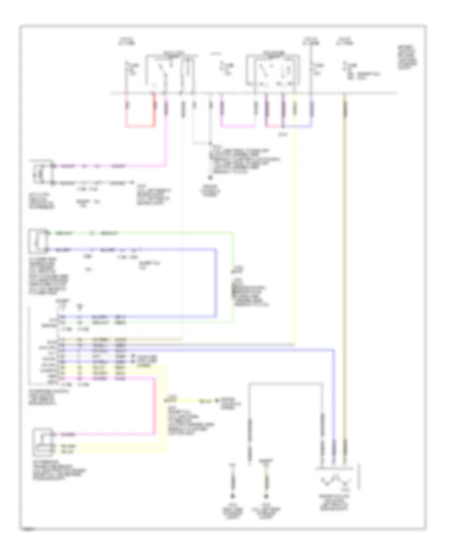 Automatic A C Wiring Diagram Except Hybrid 3 of 3 for Mercury Milan 2011