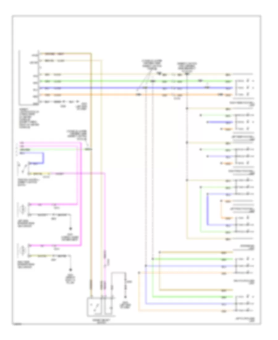 Courtesy Lamps Wiring Diagram (2 of 2) for Mercury Milan 2011