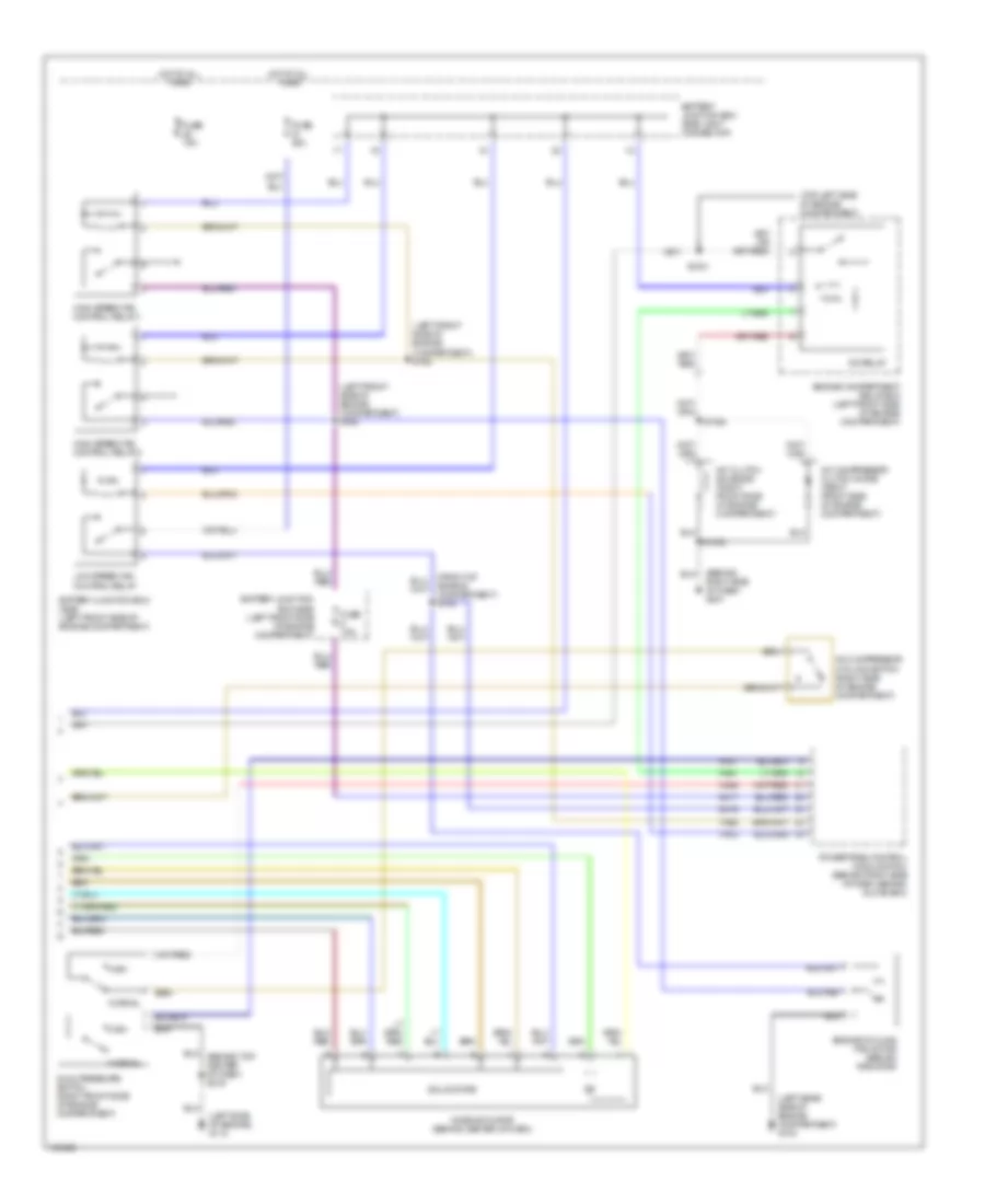 Automatic A C Wiring Diagram 2 of 2 for Mercury Villager 1999