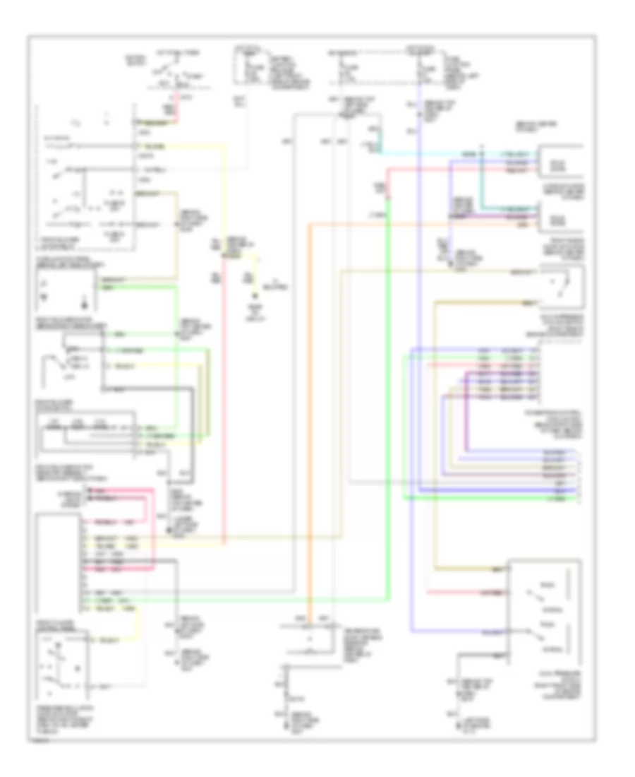 Manual AC Wiring Diagram (1 of 2) for Mercury Villager 1999