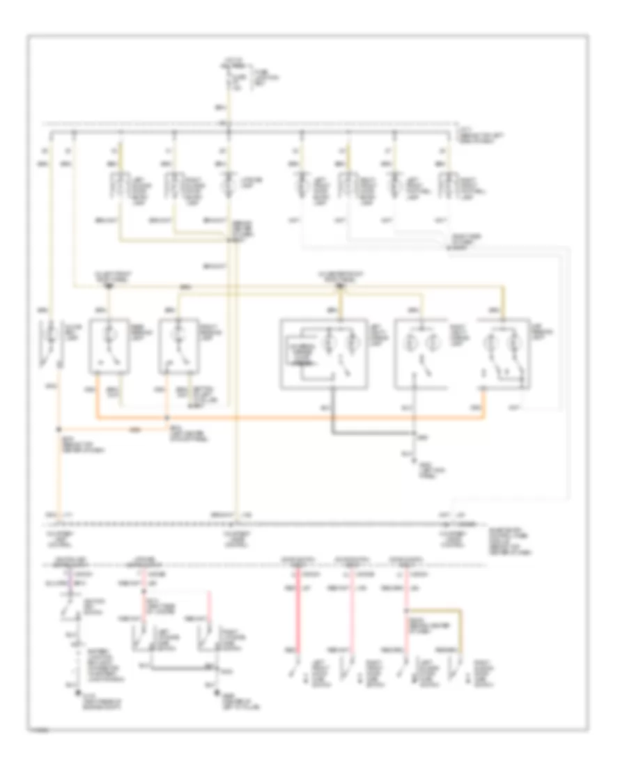 Courtesy Lamps Wiring Diagram with Reading Lights for Mercury Villager 1999
