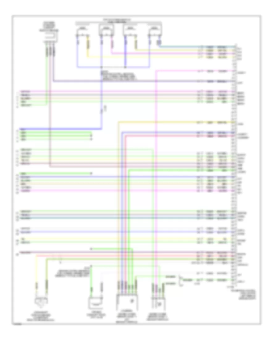 2.5L, Engine Performance Wiring Diagram (5 of 5) for Mercury Milan Hybrid 2011