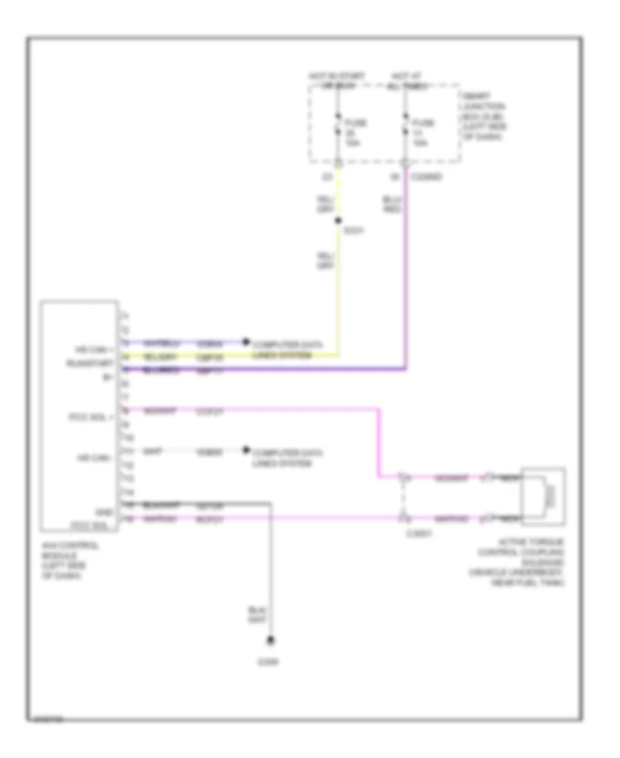 2 5L 4WD Wiring Diagram for Mercury Milan Premier 2011