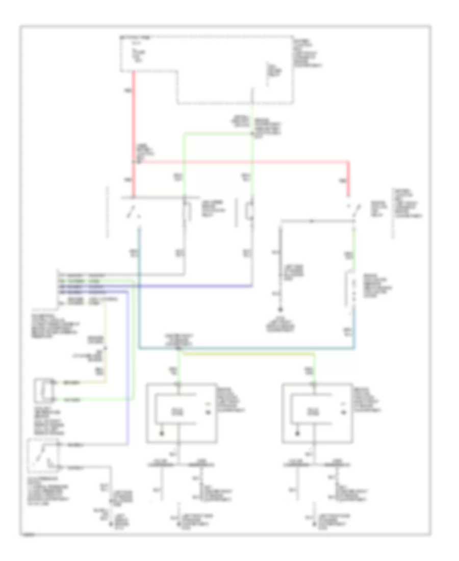 Cooling Fan Wiring Diagram for Mercury Cougar 2000