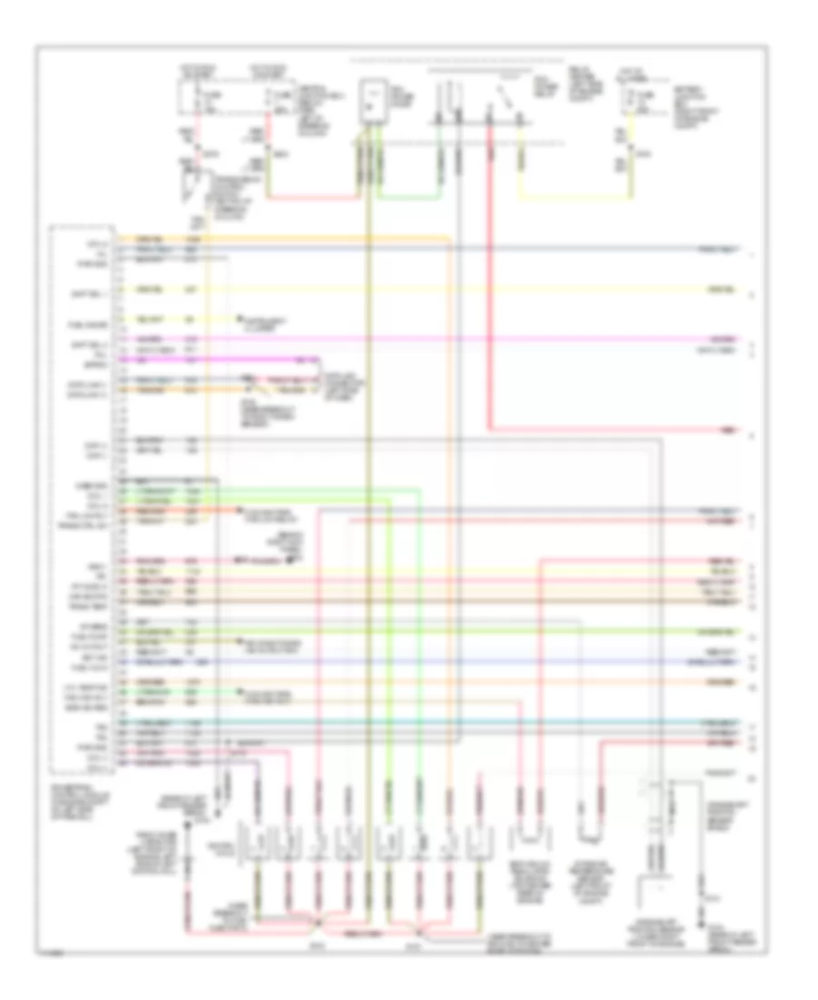 4 6L Engine Performance Wiring Diagrams 1 of 4 for Mercury Grand Marquis GS 2000