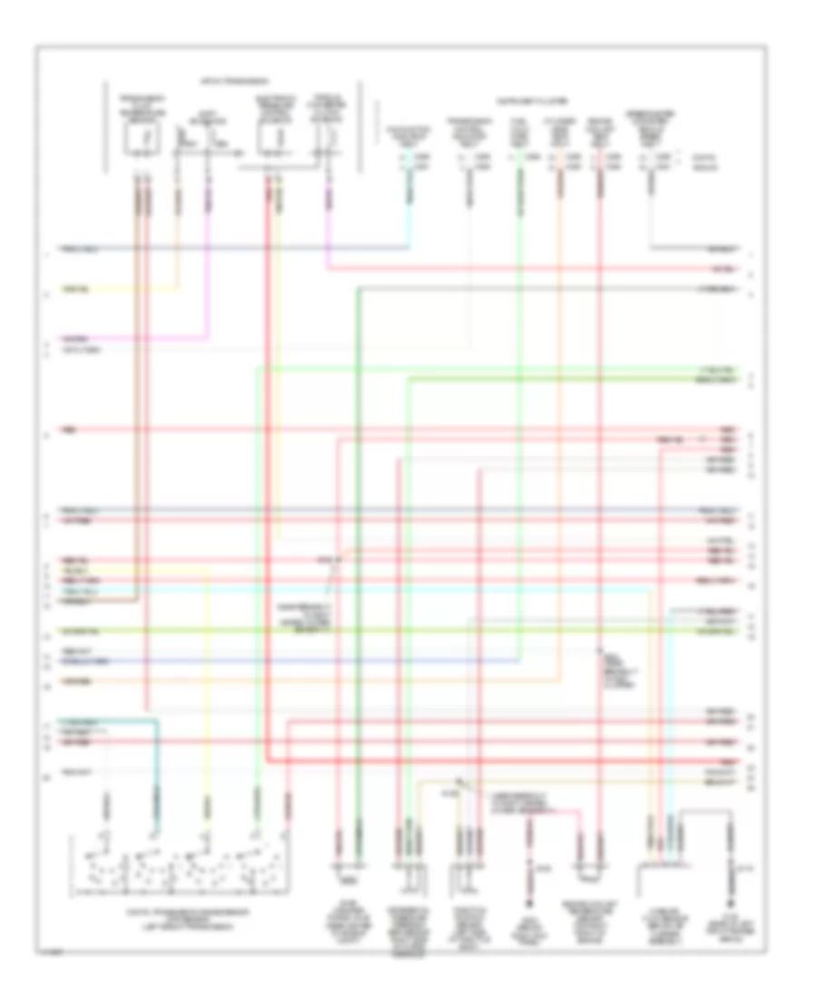 4.6L, Engine Performance Wiring Diagrams (2 of 4) for Mercury Grand Marquis GS 2000
