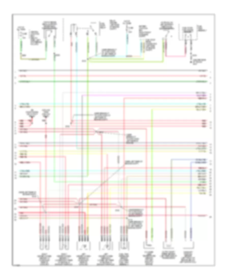 4.6L, Engine Performance Wiring Diagrams (3 of 4) for Mercury Grand Marquis GS 2000