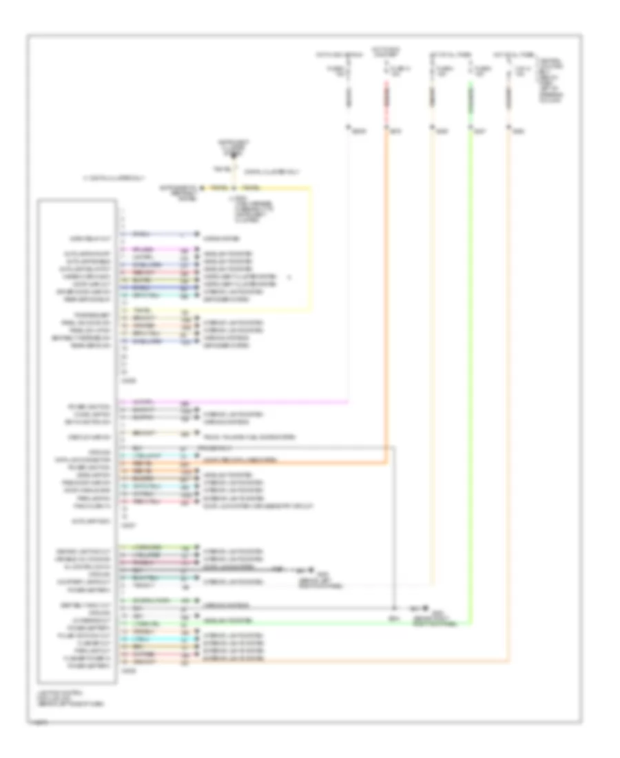 Lighting Control Module Wiring Diagram for Mercury Grand Marquis GS 2000