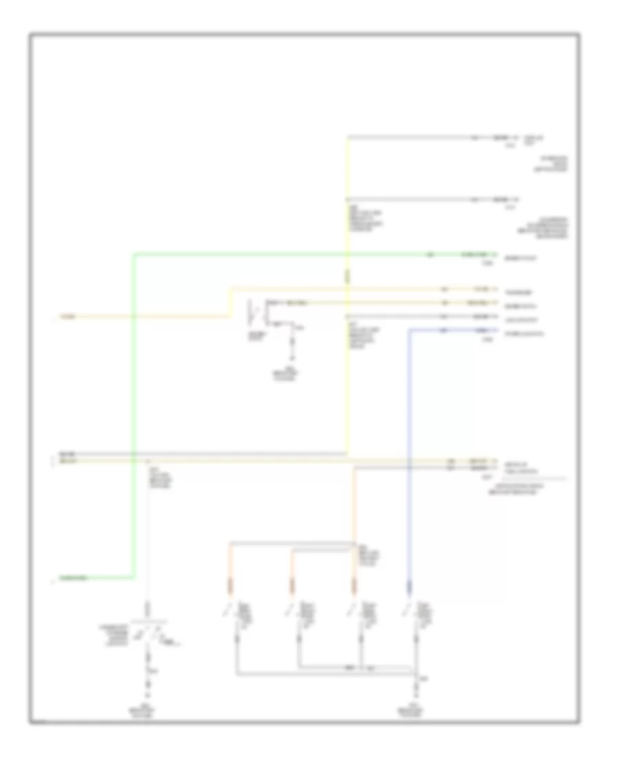 Electronic Cluster Wiring Diagram 2 of 2 for Mercury Grand Marquis GS 2000
