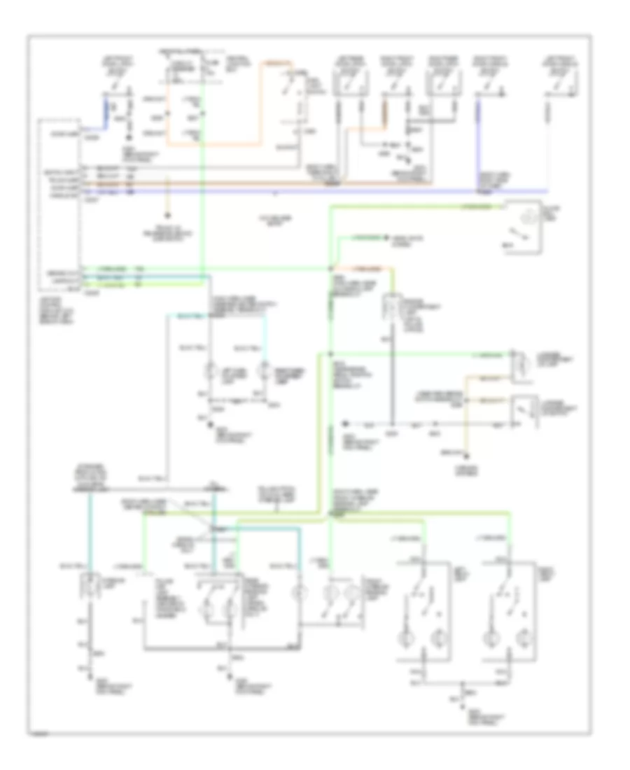 Courtesy Lamps Wiring Diagram for Mercury Grand Marquis GS 2000