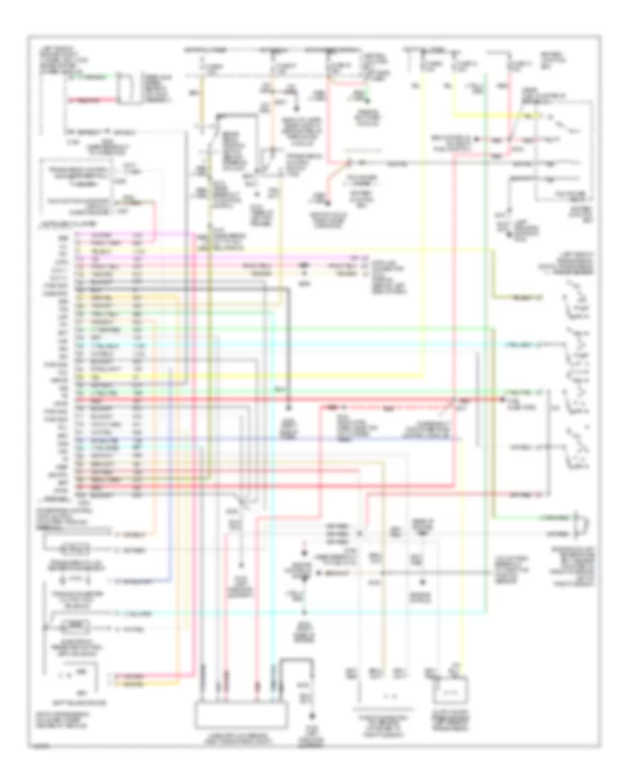 5 0L A T Wiring Diagram 4R70W for Mercury Mountaineer 2000