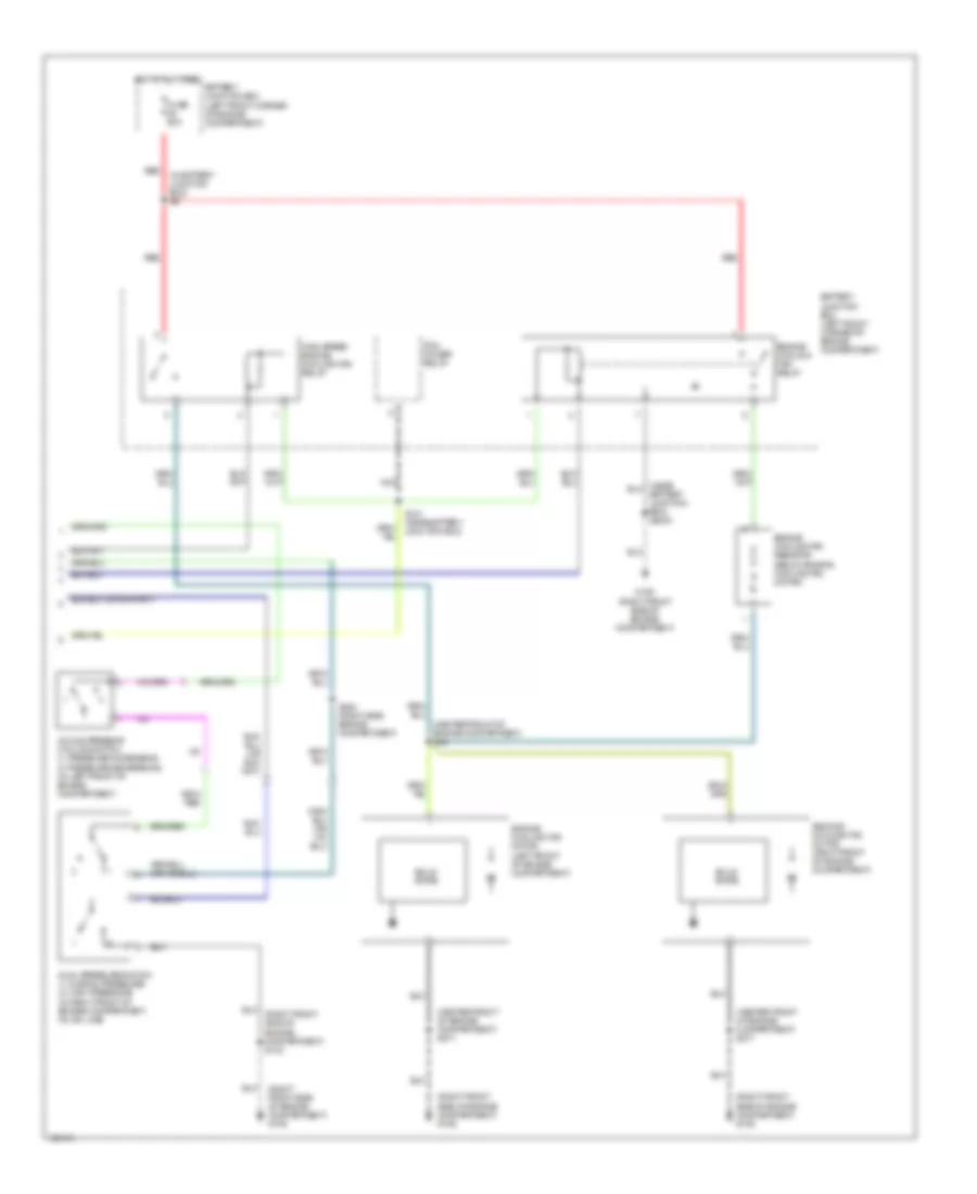 Manual AC Wiring Diagram (2 of 2) for Mercury Mystique GS 2000