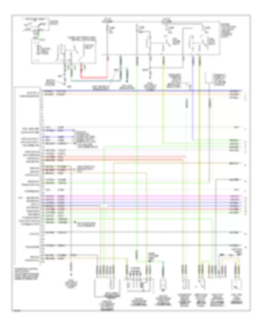 2 0L Engine Performance Wiring Diagrams 1 of 3 for Mercury Mystique GS 2000