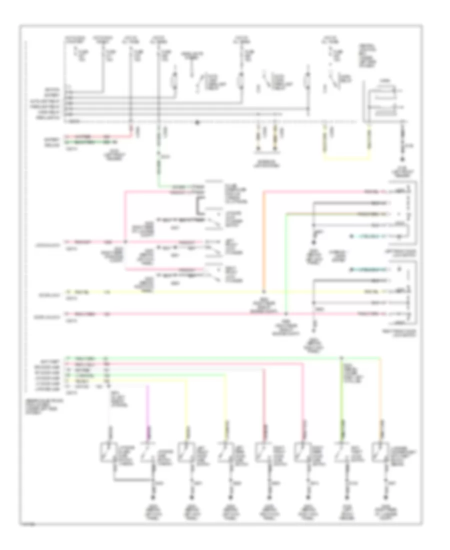 Forced Entry Wiring Diagram for Mercury Sable GS 2000