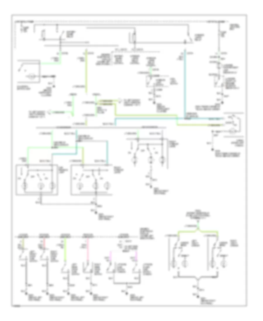 Courtesy Lamps Wiring Diagram for Mercury Sable GS 2000