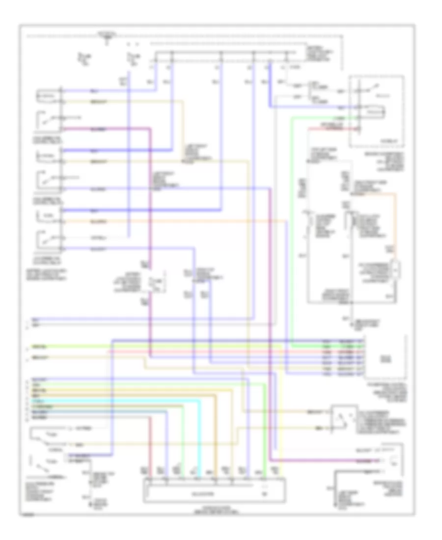 Automatic A C Wiring Diagram 2 of 2 for Mercury Villager 2000