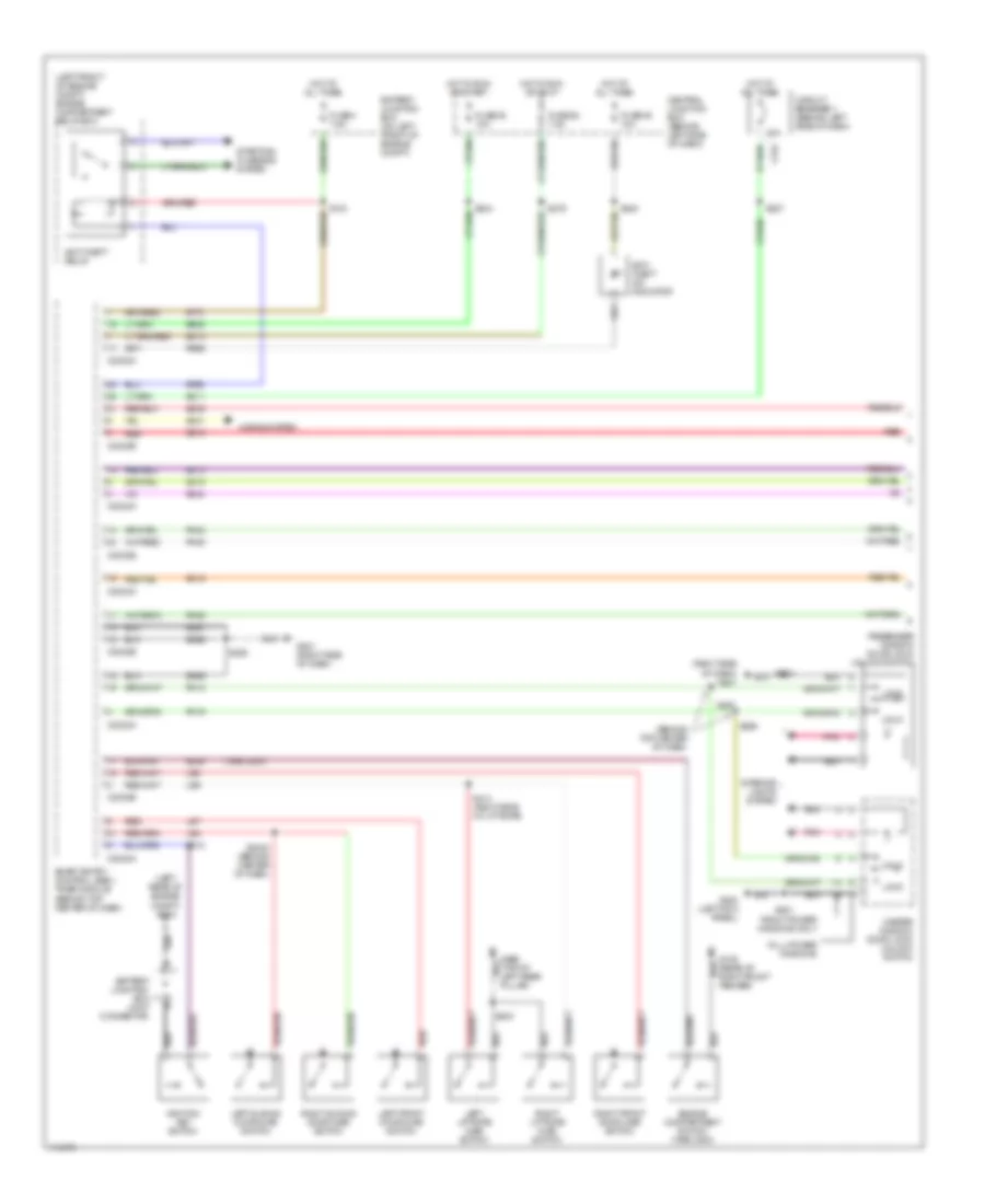 Anti theft Wiring Diagram 1 of 2 for Mercury Villager 2000