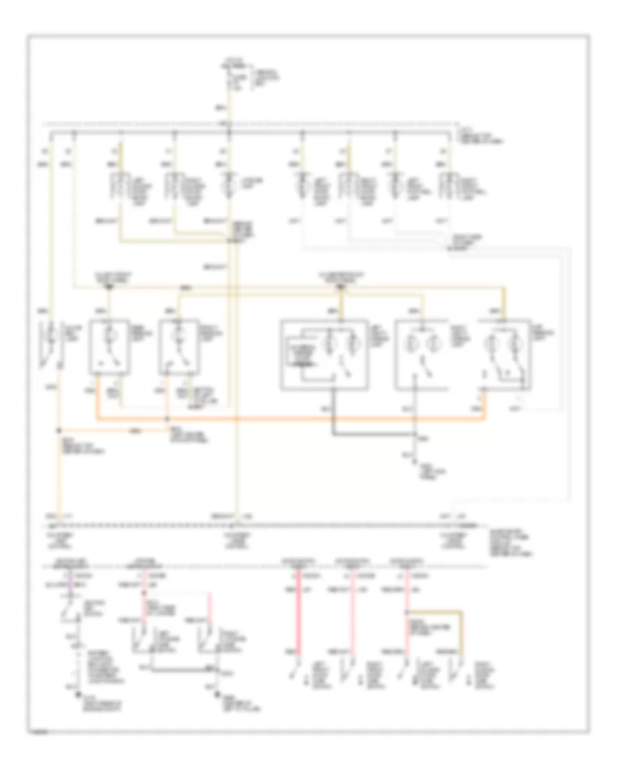 Courtesy Lamps Wiring Diagram with Reading Lights for Mercury Villager 2000