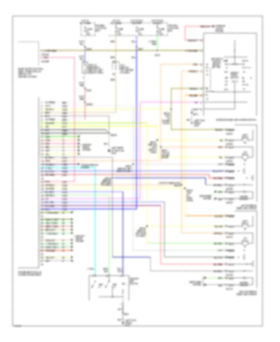 Memory Mirrors Wiring Diagram for Mercury Villager 2000