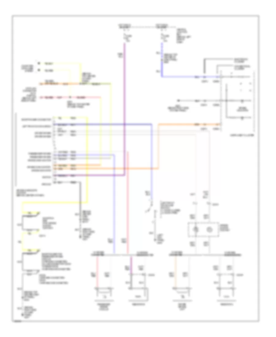Supplemental Restraint Wiring Diagram for Mercury Villager 2000