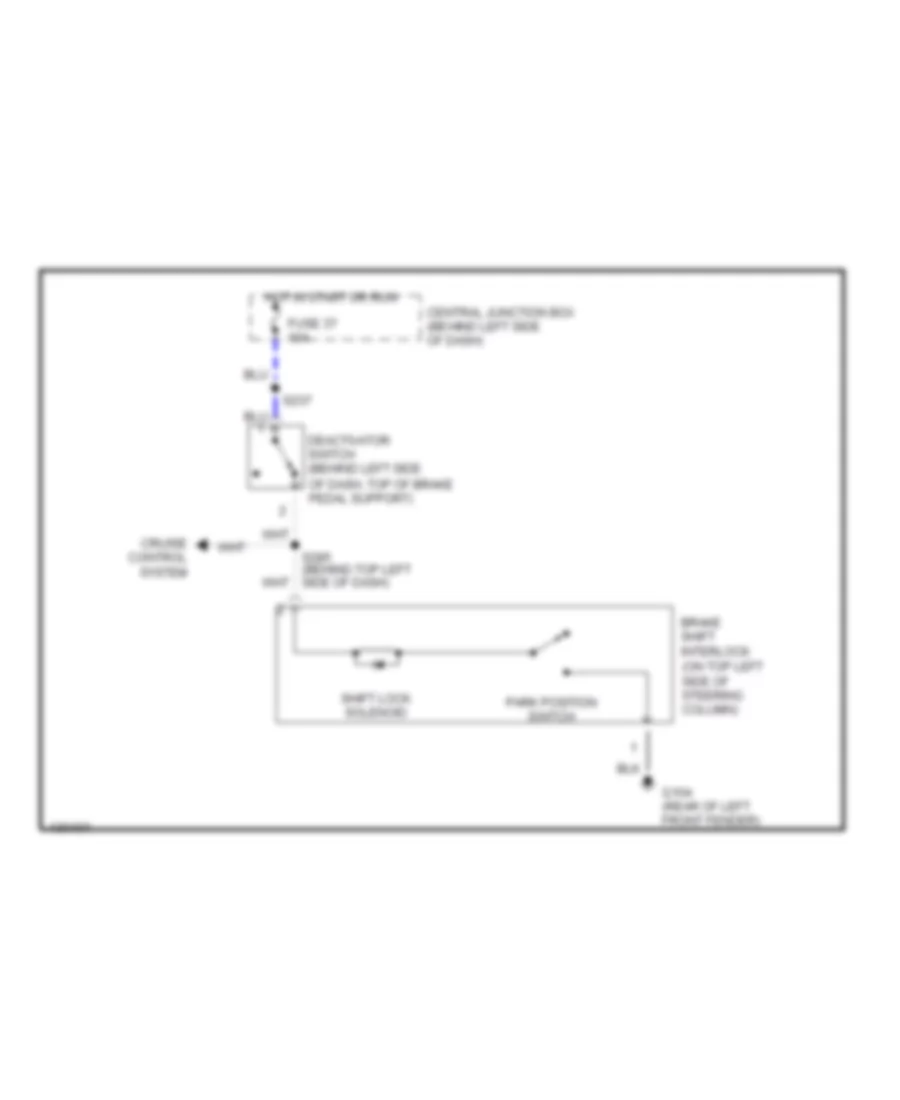 Shift Interlock Wiring Diagram for Mercury Villager Estate 2000