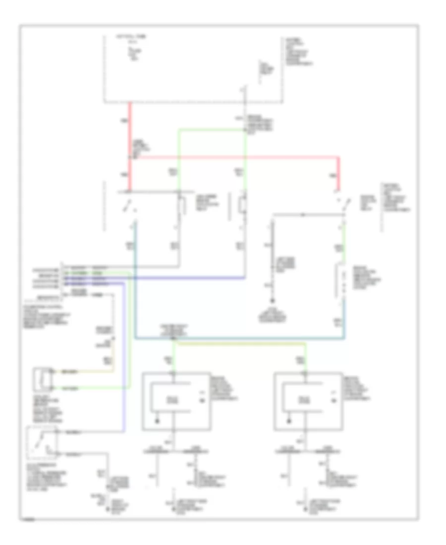 Cooling Fan Wiring Diagram for Mercury Cougar 2001