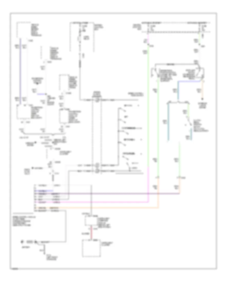 Cruise Control Wiring Diagram for Mercury Cougar S 2001