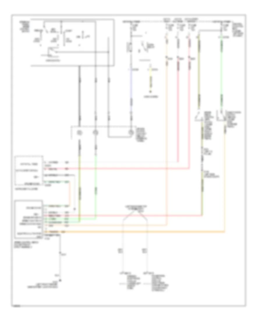 Cruise Control Wiring Diagram for Mercury Sable GS 2001