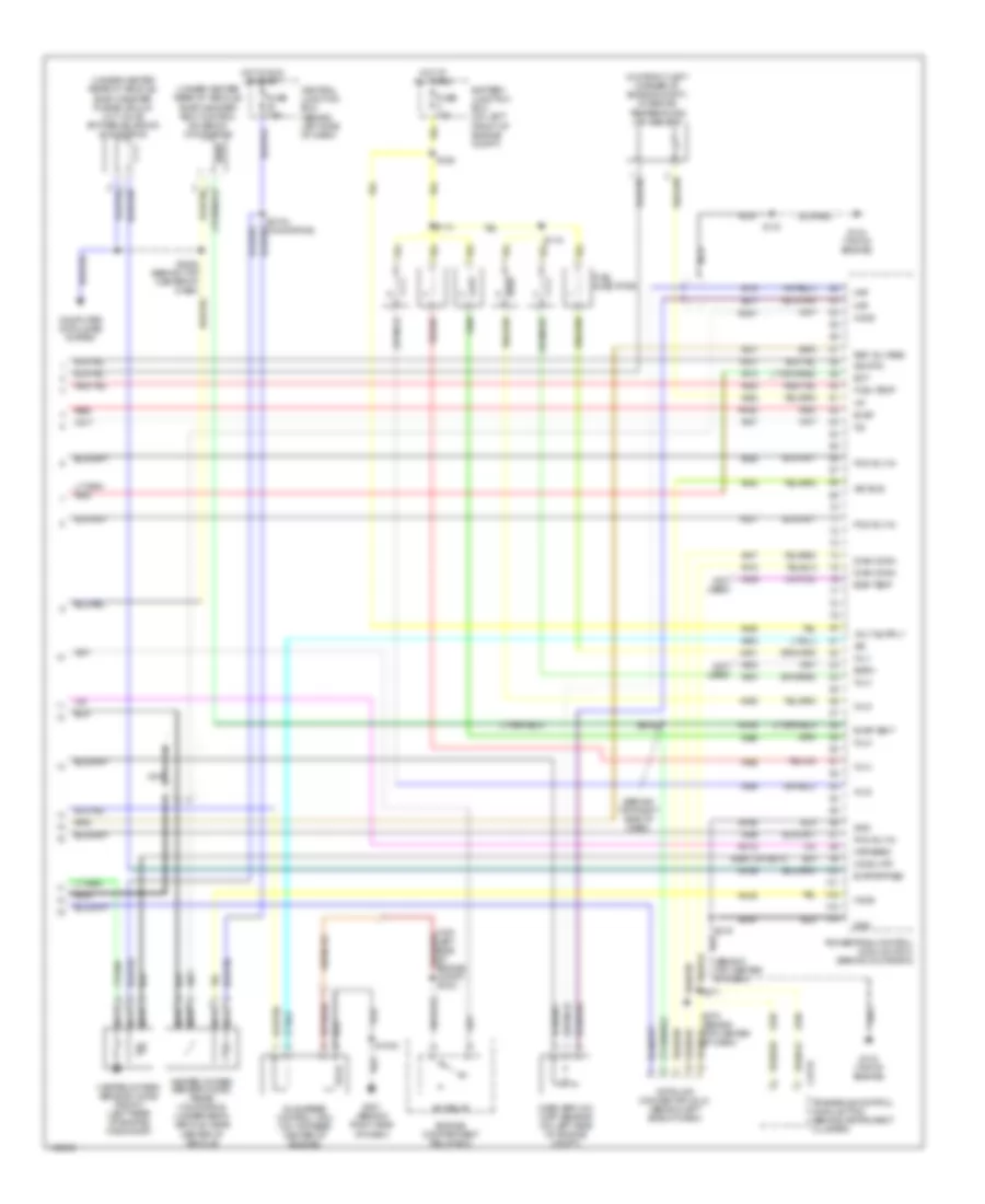 3.3L, Engine Performance Wiring Diagrams (3 of 3) for Mercury Villager 2001