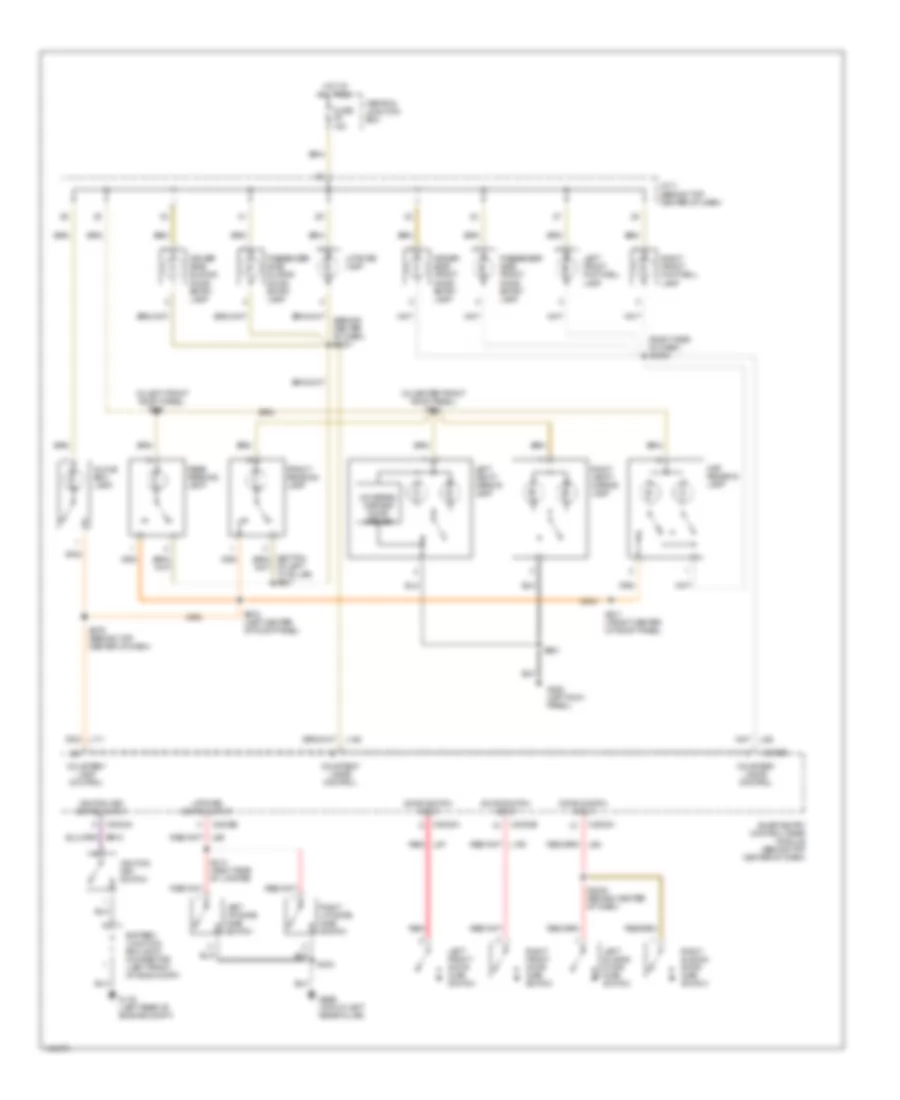 Courtesy Lamps Wiring Diagram with Reading Lights for Mercury Villager 2001