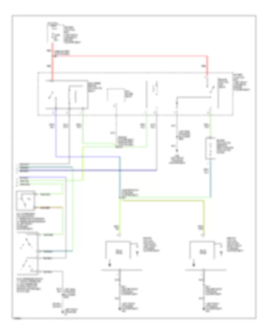 Manual A C Wiring Diagram 2 of 2 for Mercury Cougar 2002