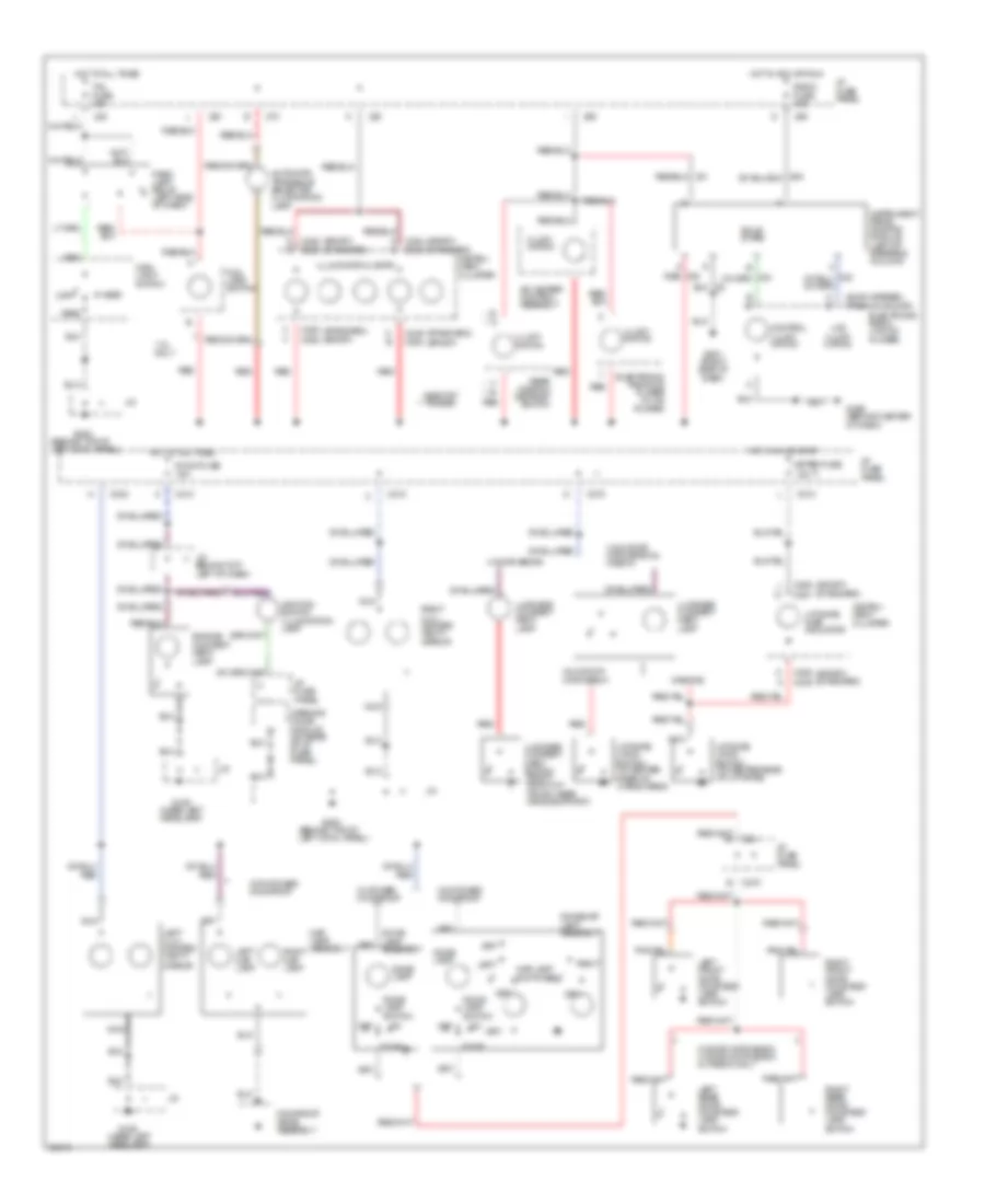 Interior Light Wiring Diagram for Mercury Tracer LTS 1993