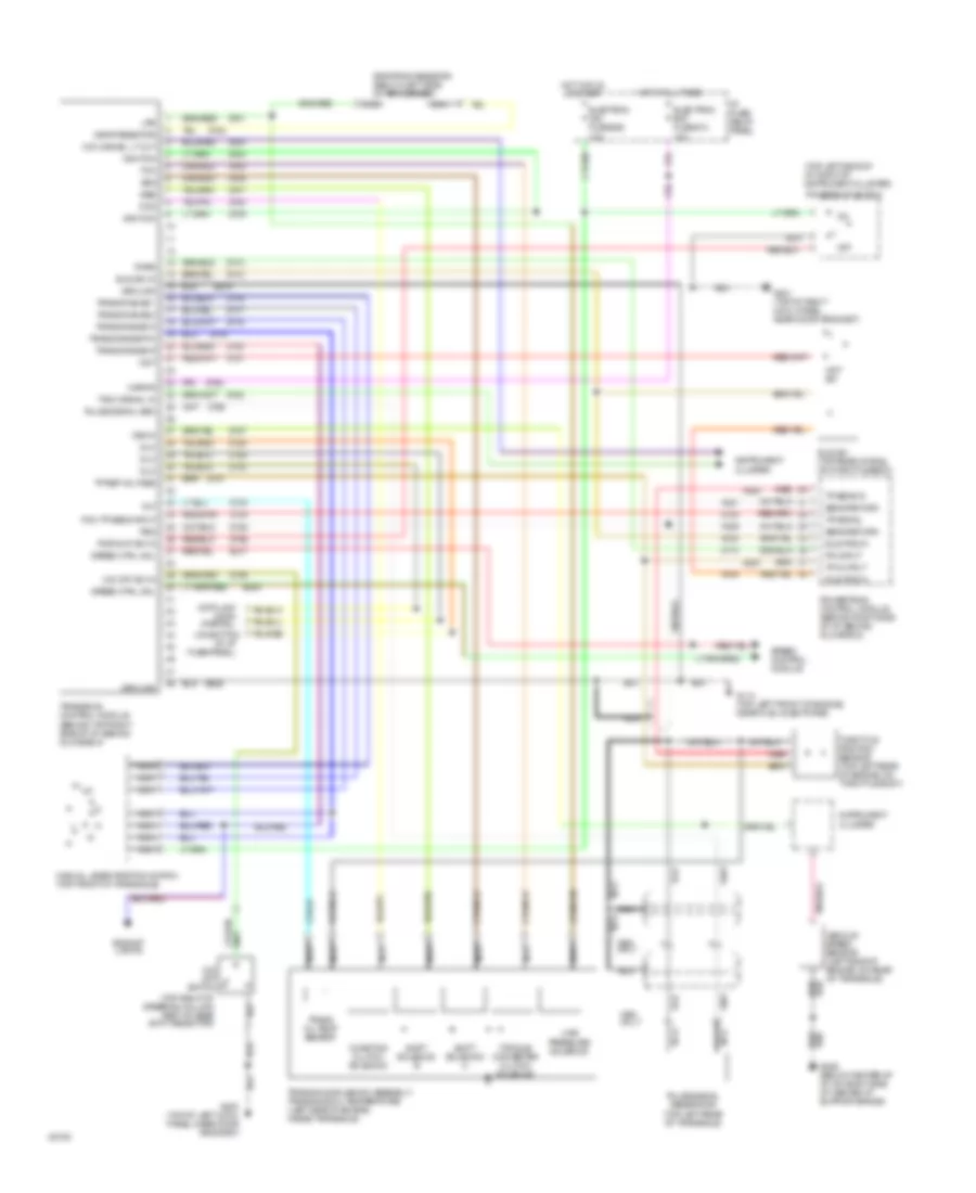 Transmission Wiring Diagram for Mercury Villager GS 1993