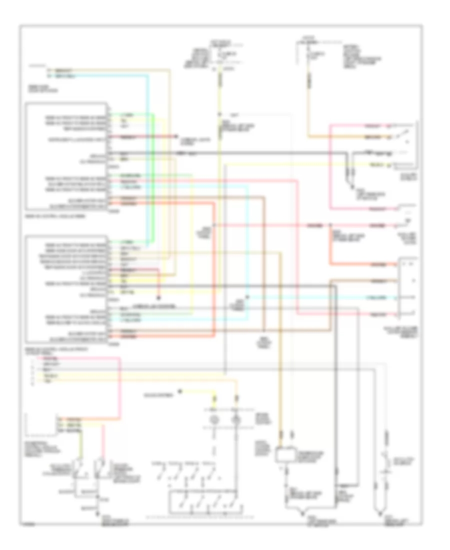 Automatic A C Wiring Diagram Early Production 2 of 2 for Mercury Mountaineer 2002