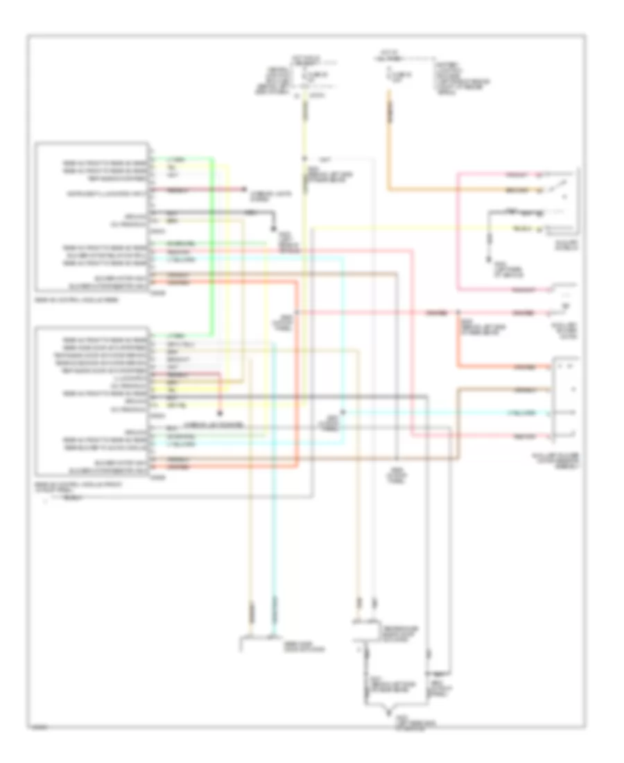 Manual AC Wiring Diagram, Early Production (2 of 2) for Mercury Mountaineer 2002