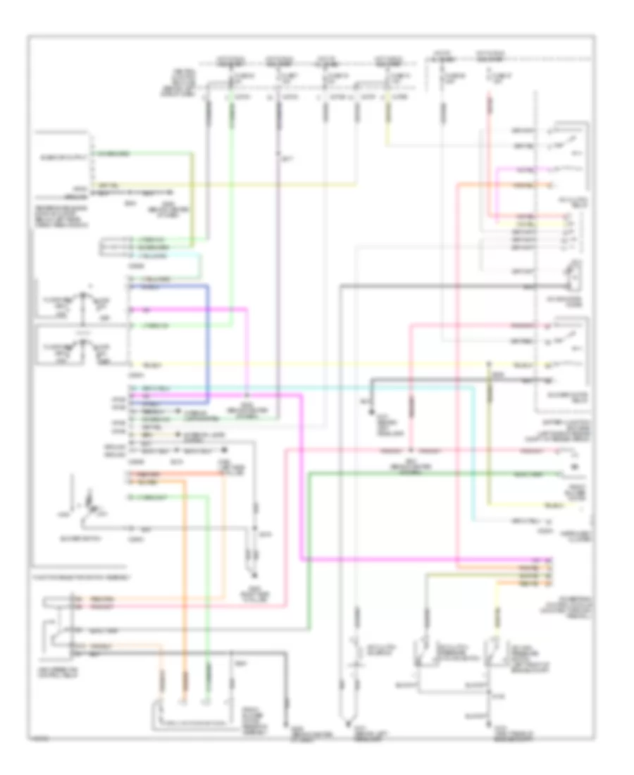 Manual AC Wiring Diagram, Late Production (1 of 2) for Mercury Mountaineer 2002