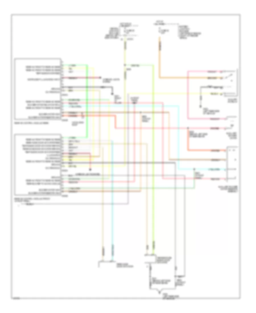 Manual AC Wiring Diagram, Late Production (2 of 2) for Mercury Mountaineer 2002